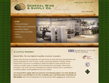 Tablet Screenshot of generalwireco.com